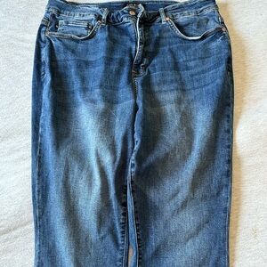 NWOT SIZE 20 JUDY BLUE Jegging with Rose Gold